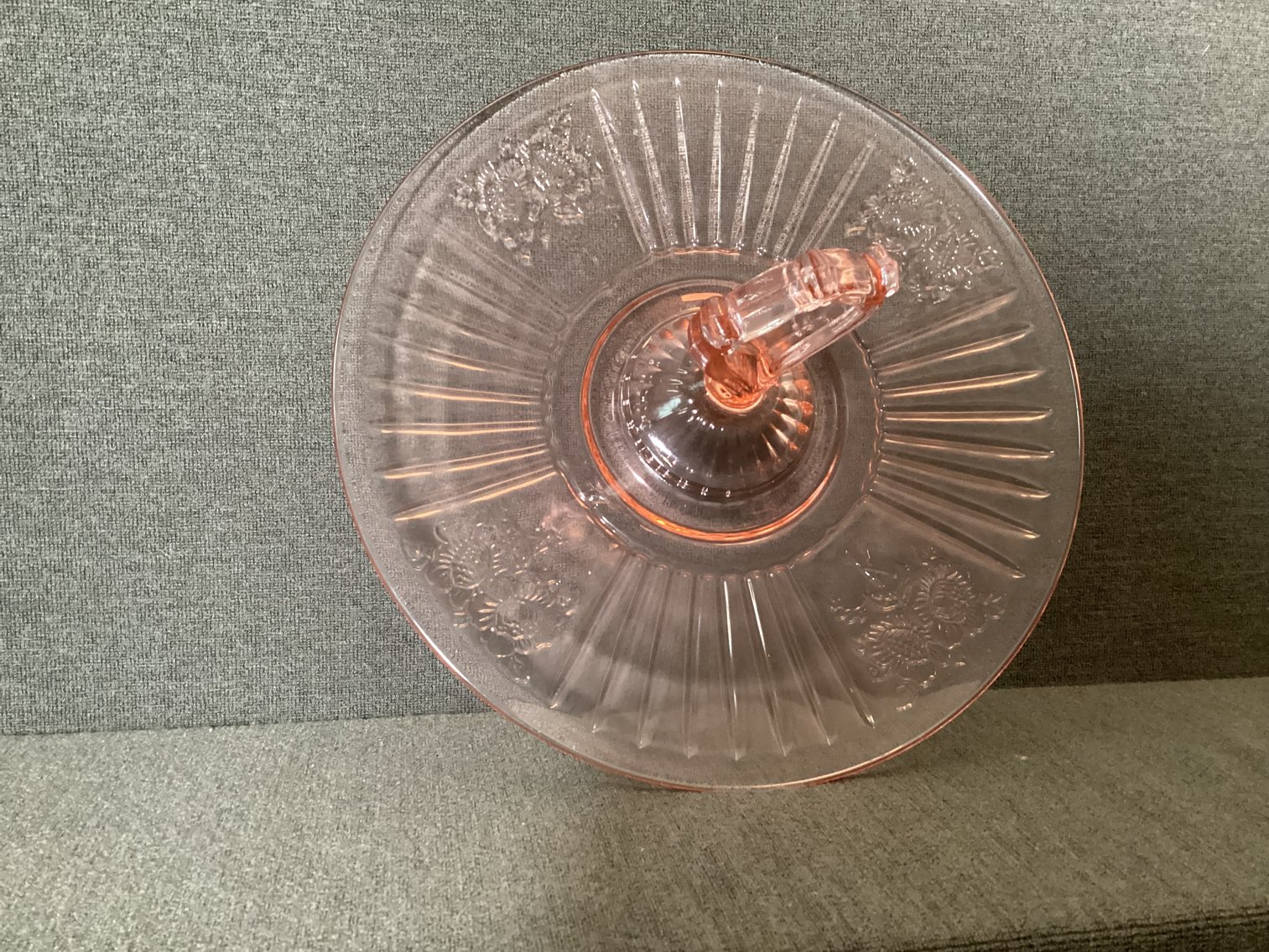 Image for Mayfair Sandwich Plate - Depression Glass