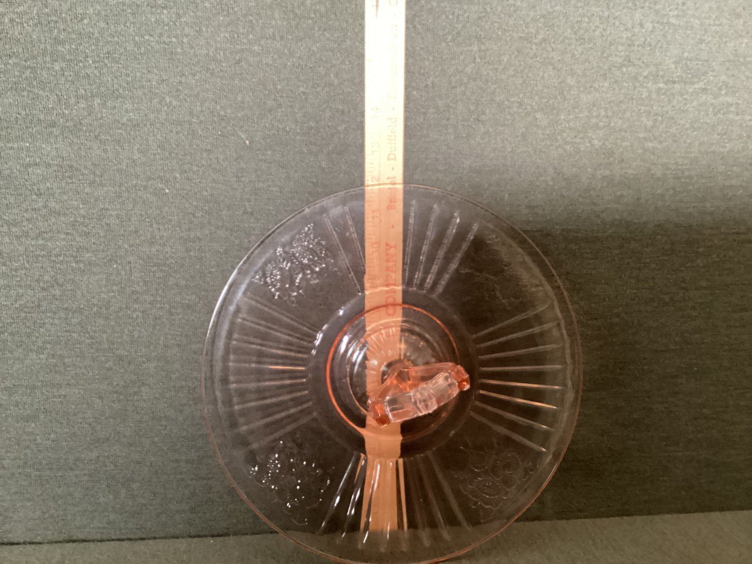 Image for Mayfair Sandwich Plate - Depression Glass