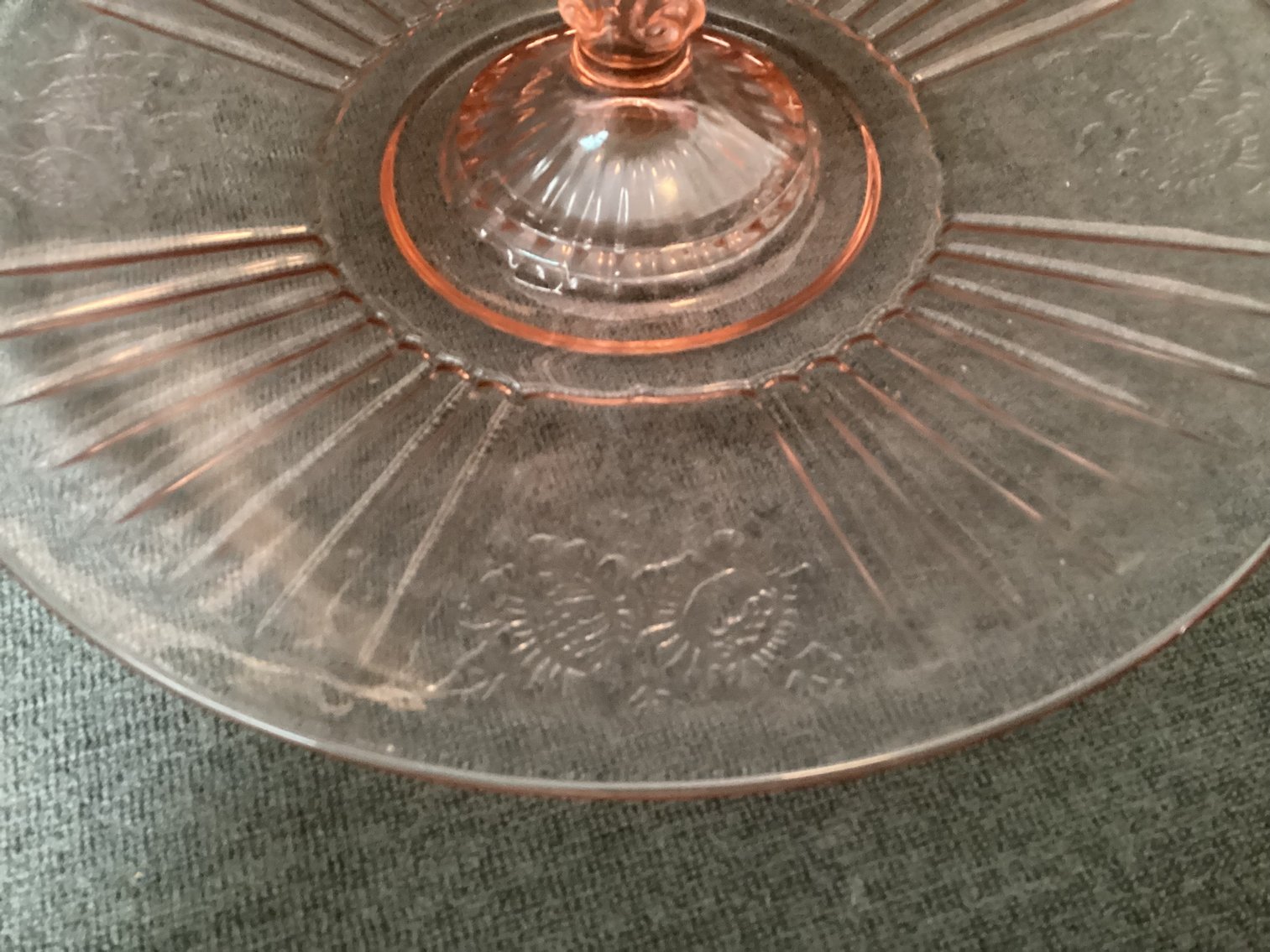 Image for Mayfair Sandwich Plate - Depression Glass