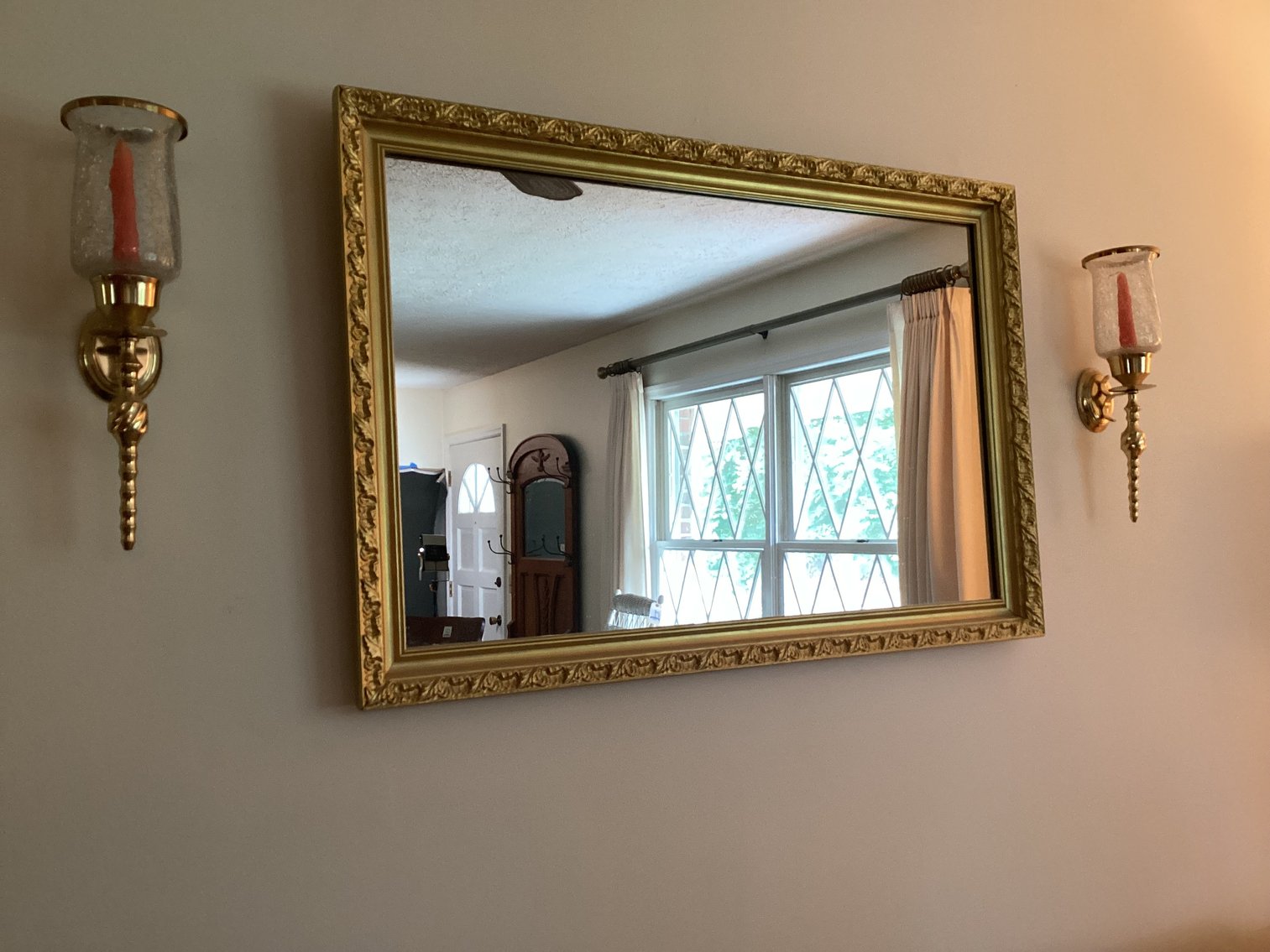 Image for Mirror and Wall Sconce