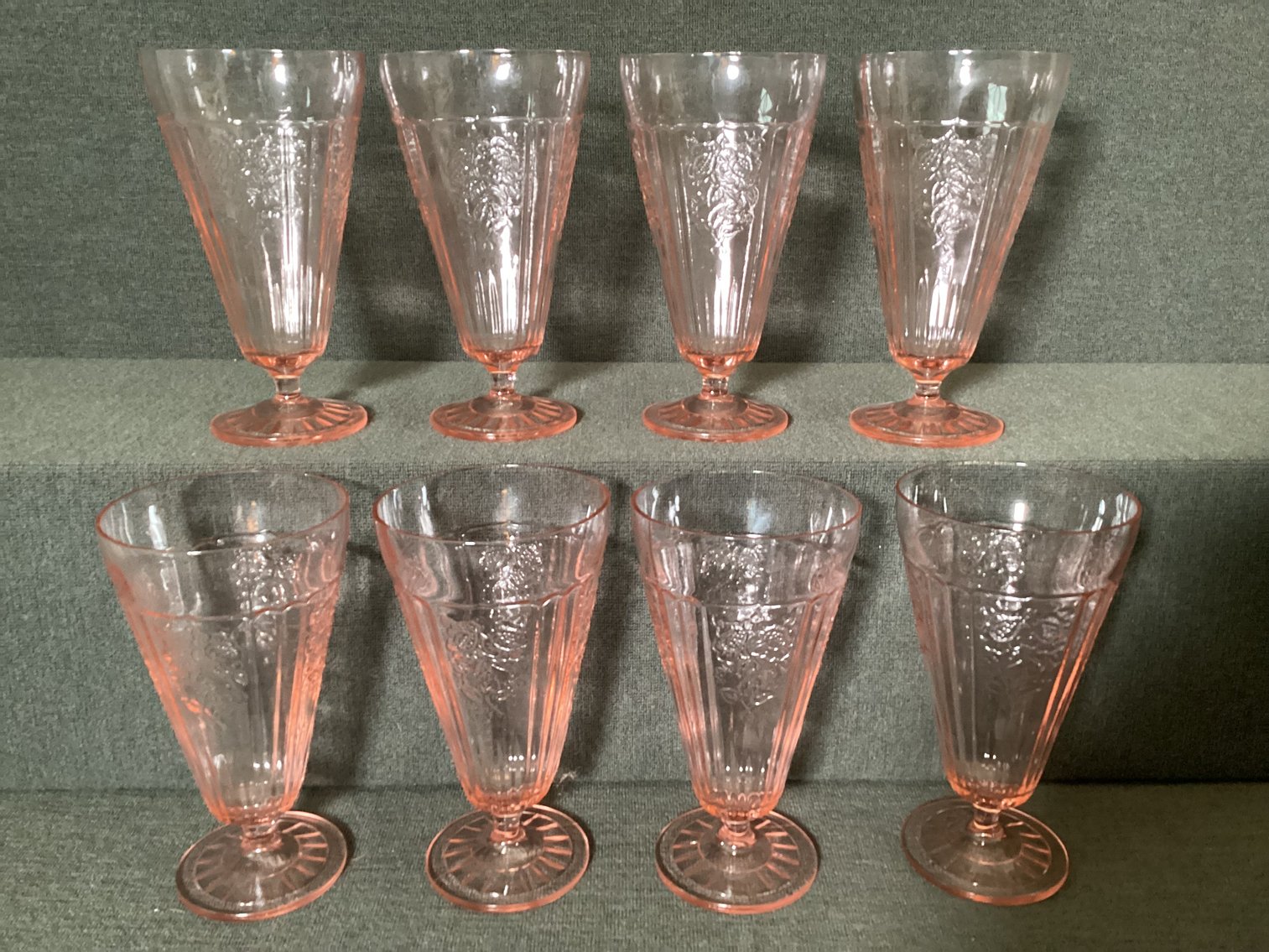 Image for Mayfair Pink Iced Tea Glasses - Depression