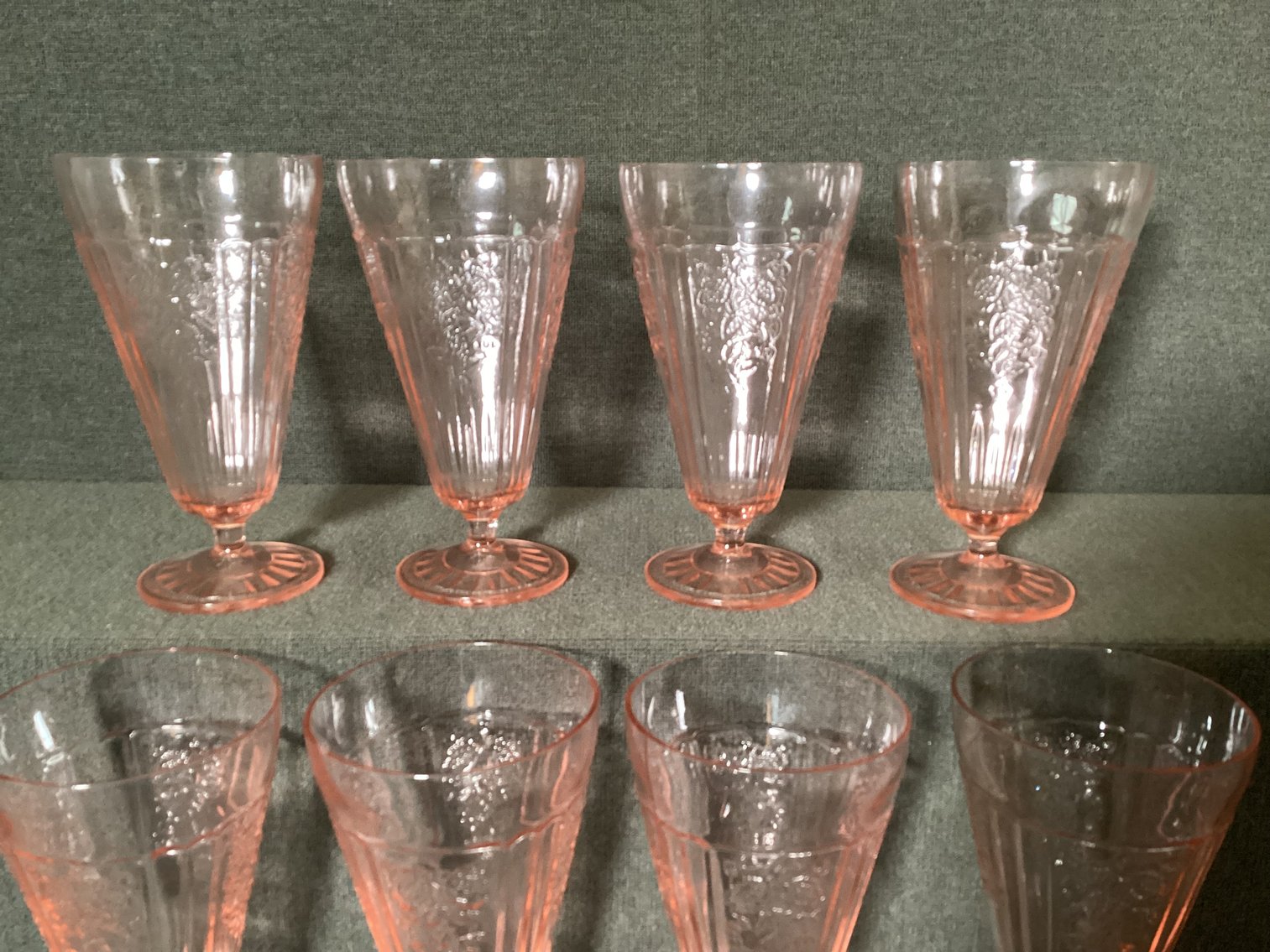 Image for Mayfair Pink Iced Tea Glasses - Depression