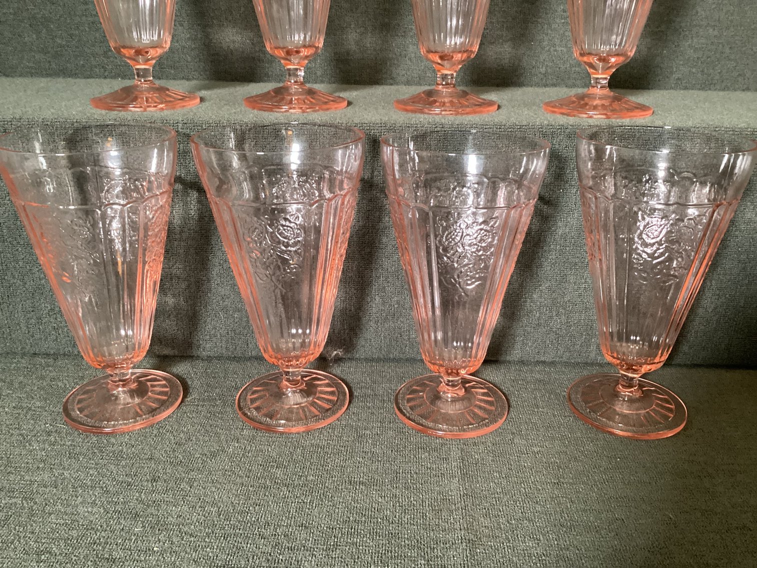 Image for Mayfair Pink Iced Tea Glasses - Depression