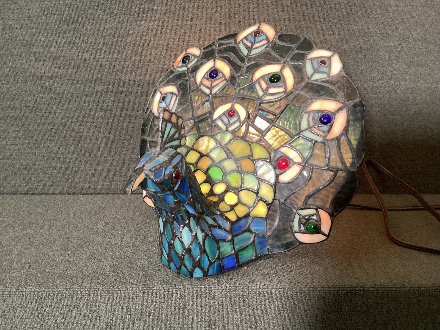 Image for Peacock Lamp