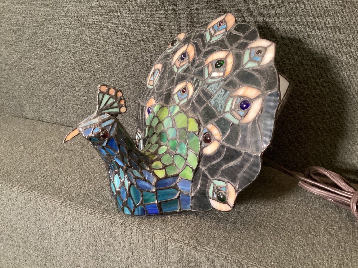 Image for Peacock Lamp