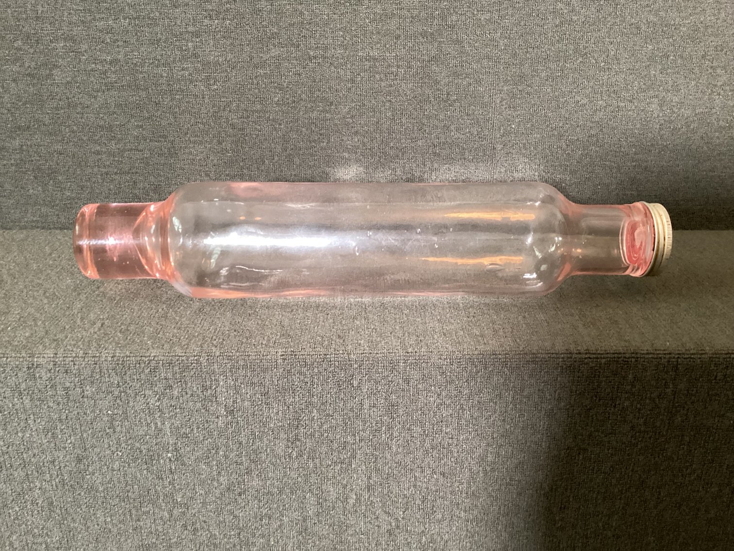 Image for Pink Depression Glass Rolling Pin