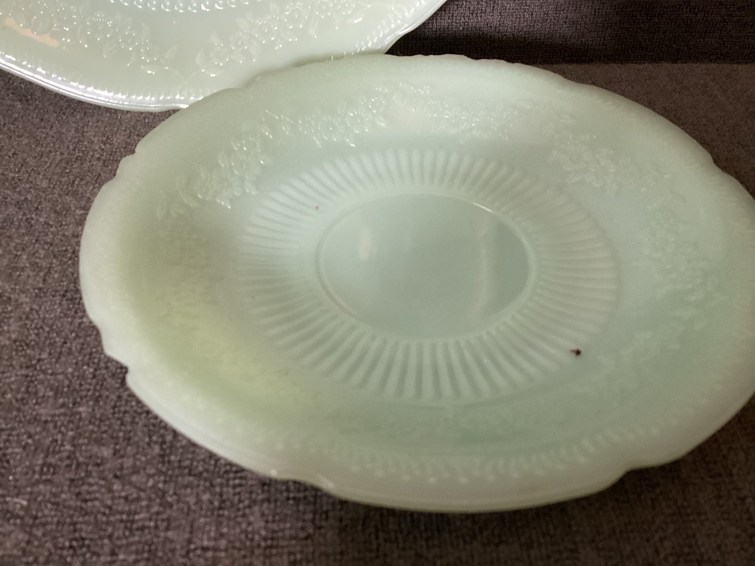 Image for Jadeite “Alice” Plate with Cup and Saucer