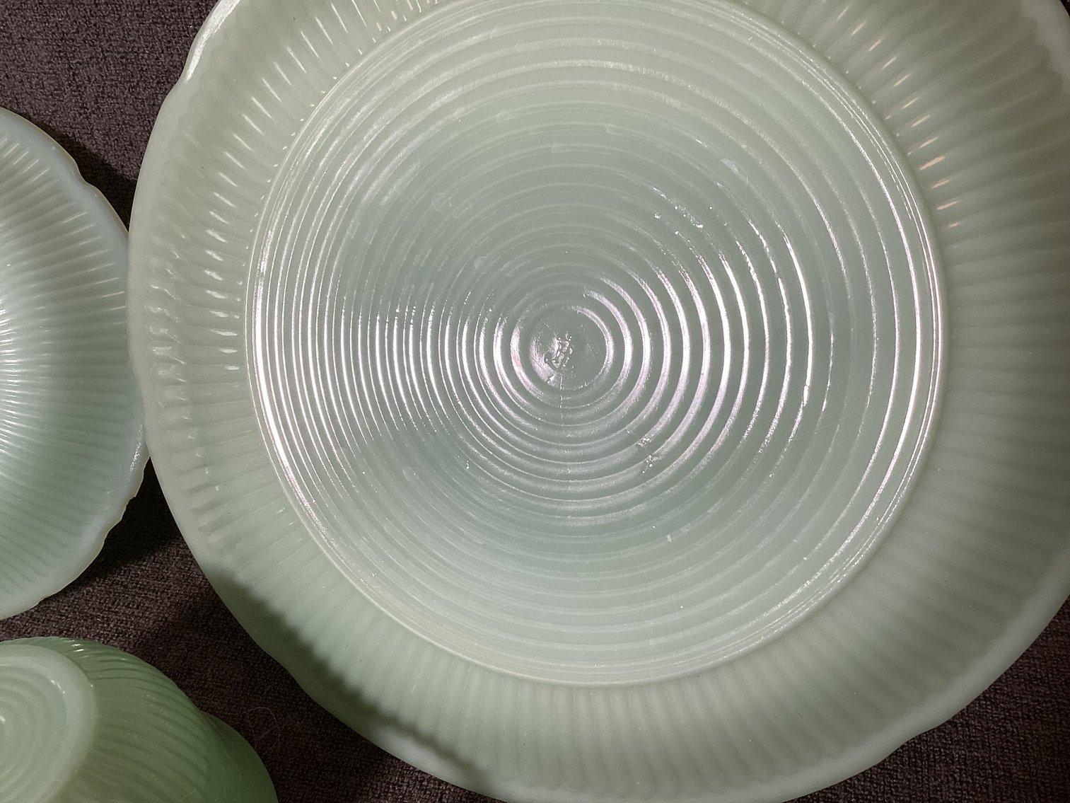 Image for Jadeite “Alice” Plate with Cup and Saucer