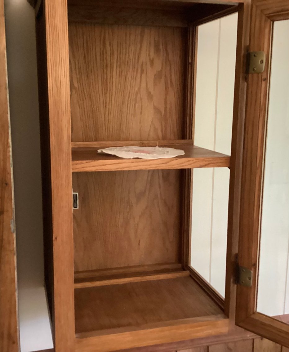 Image for Hand Made Hanging Display Cabinet