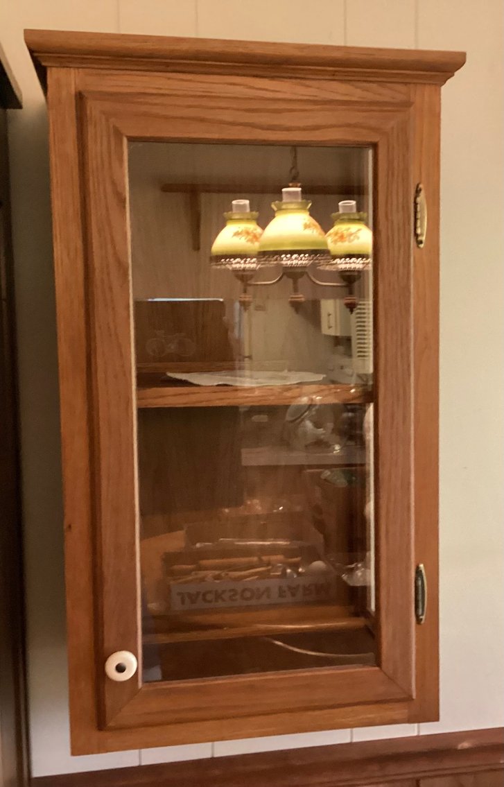 Image for Hand Made Hanging Display Cabinet