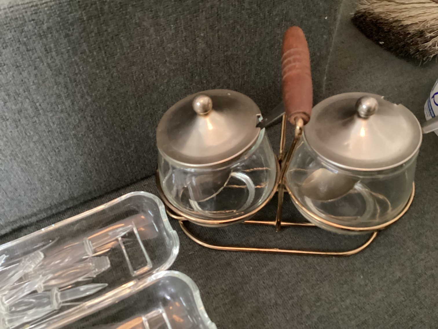 Image for Assortment of mugs, stem ware, creamer and sugar bowl