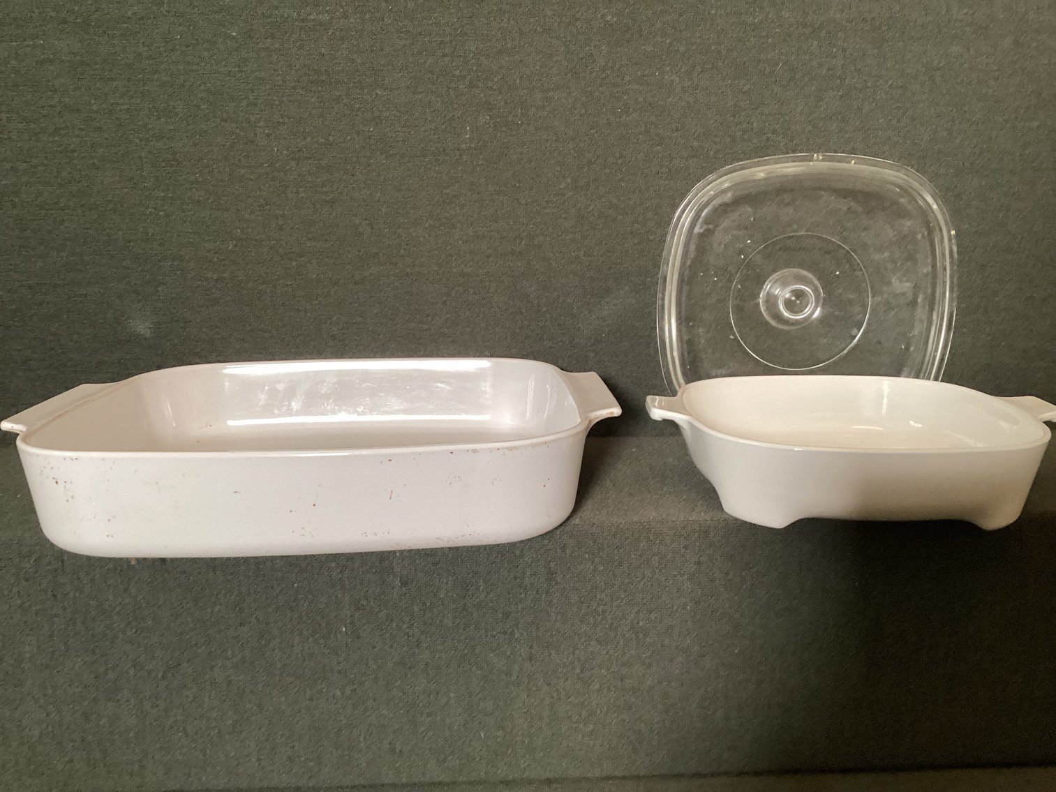 Image for Corning Baking dishes 12” x 11”& 8” x 8” “