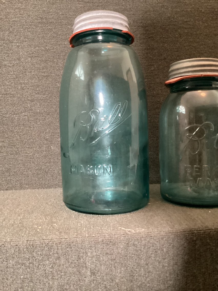 Image for Blue Fruit Jars