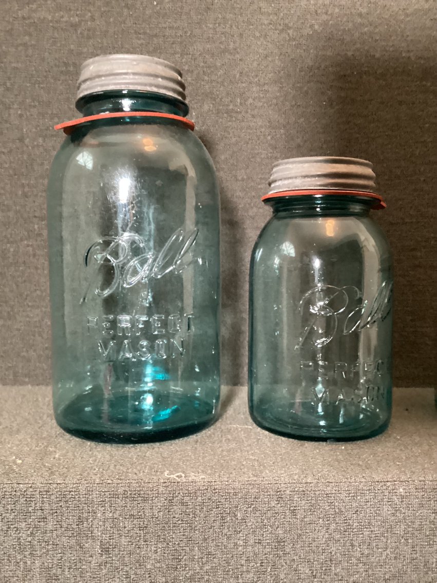 Image for Blue/green Fruit Jars