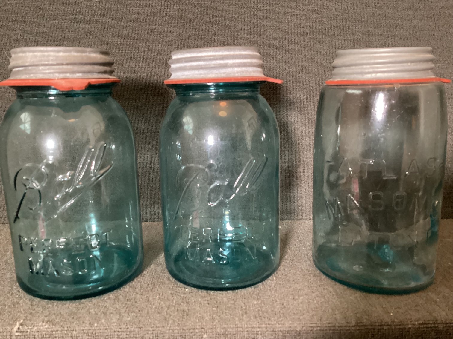 Image for Blue/Green Canning Jars