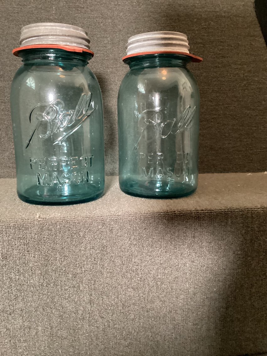Image for Blue/Green Canning Jars