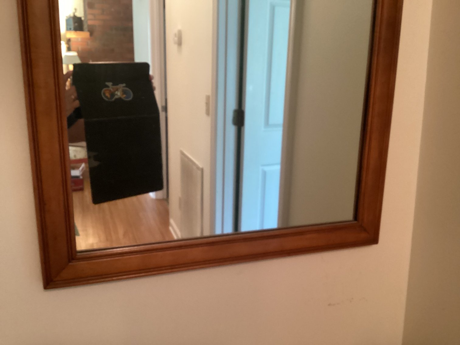 Image for Maple framed Mirror