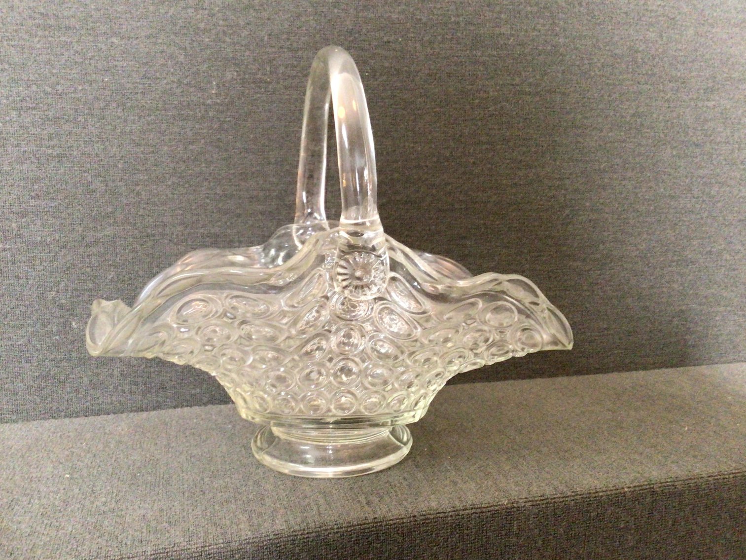 Image for Pressed Glass Basket