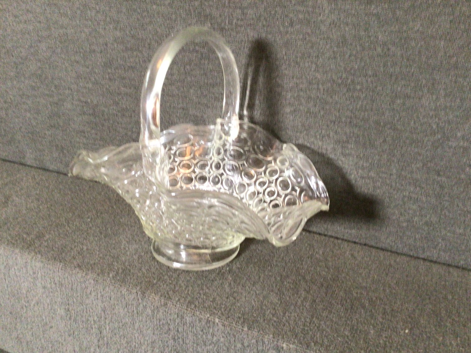 Image for Pressed Glass Basket