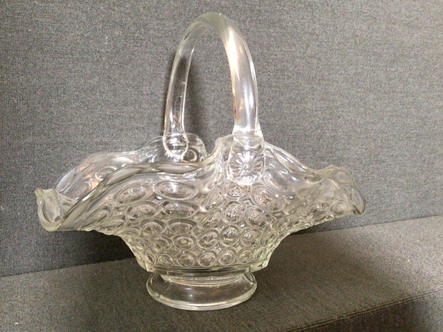 Image for Pressed Glass Basket