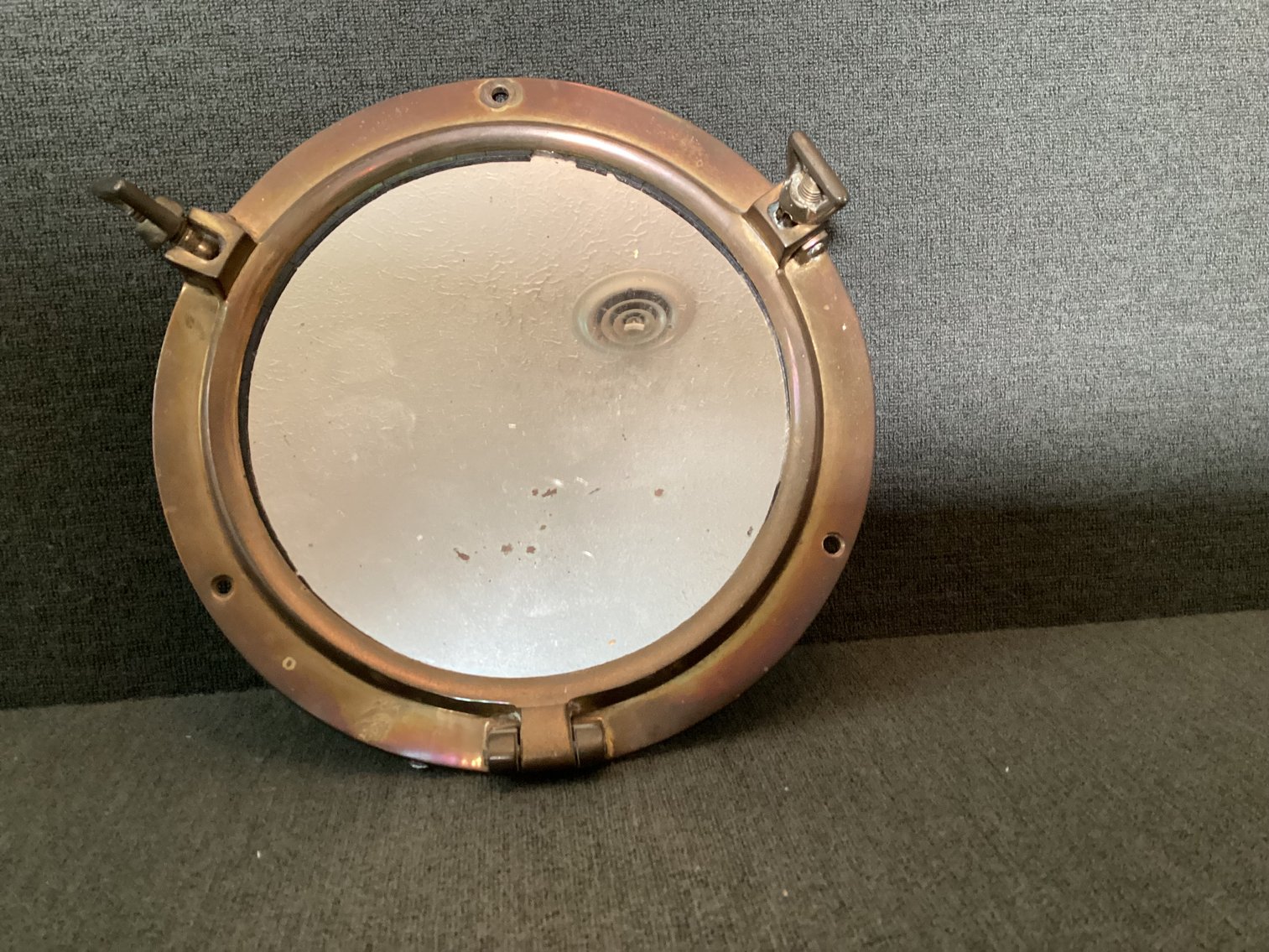 Image for Brass Port Hole Mirror
