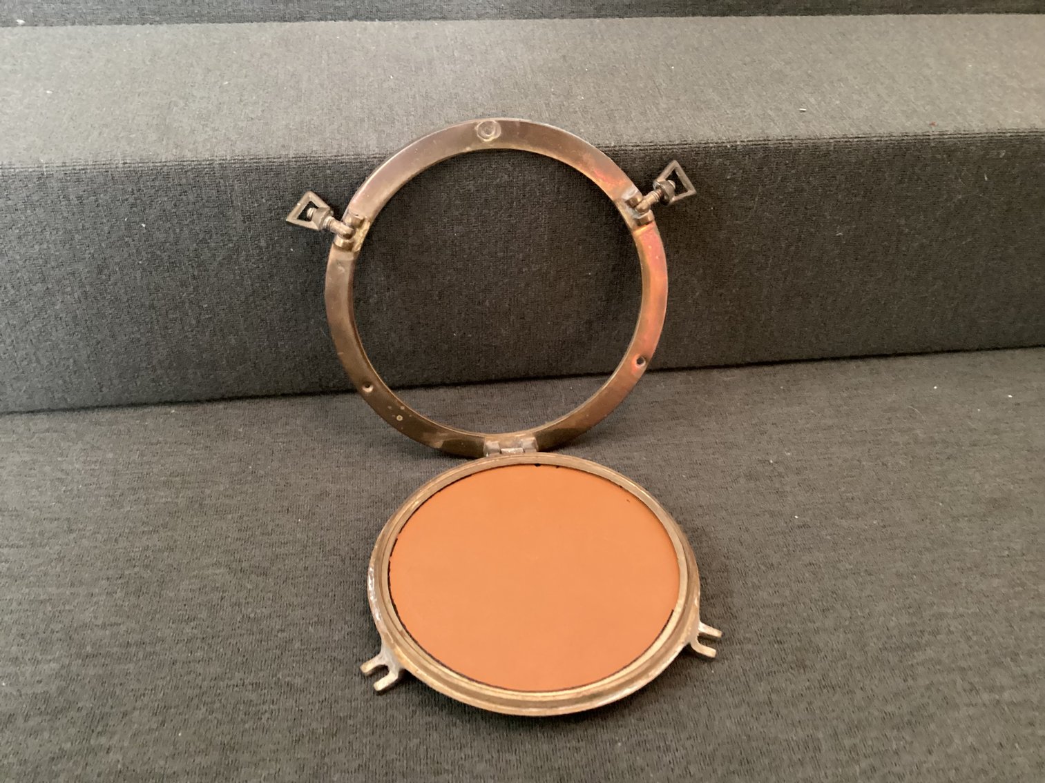 Image for Brass Port Hole Mirror