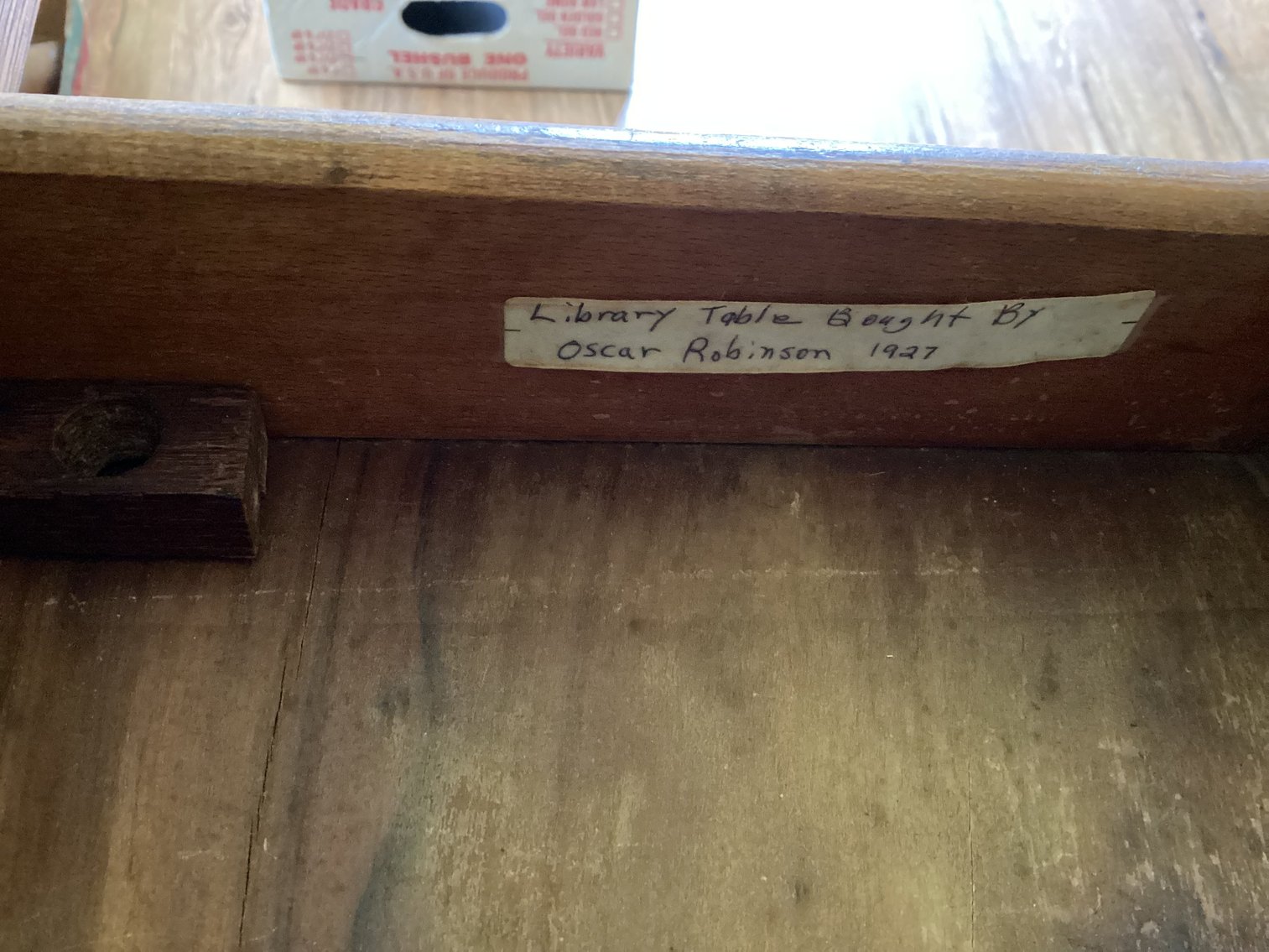 Image for Oak Library Table