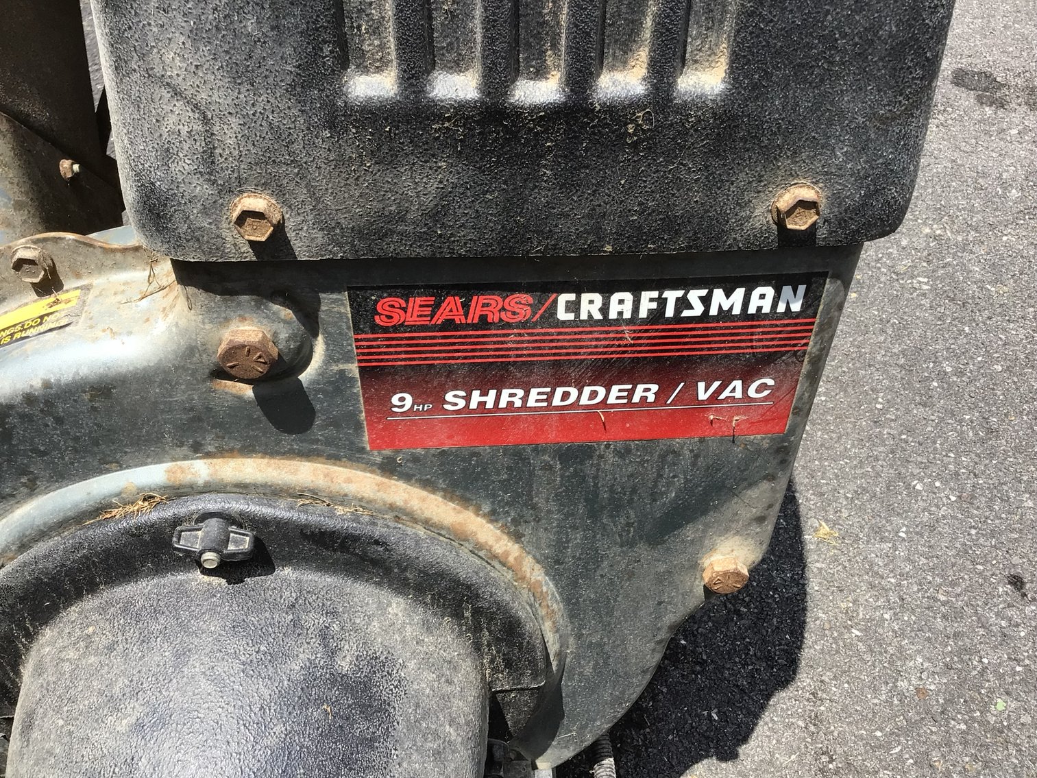 Image for Sears Craftsman Shredder Vac