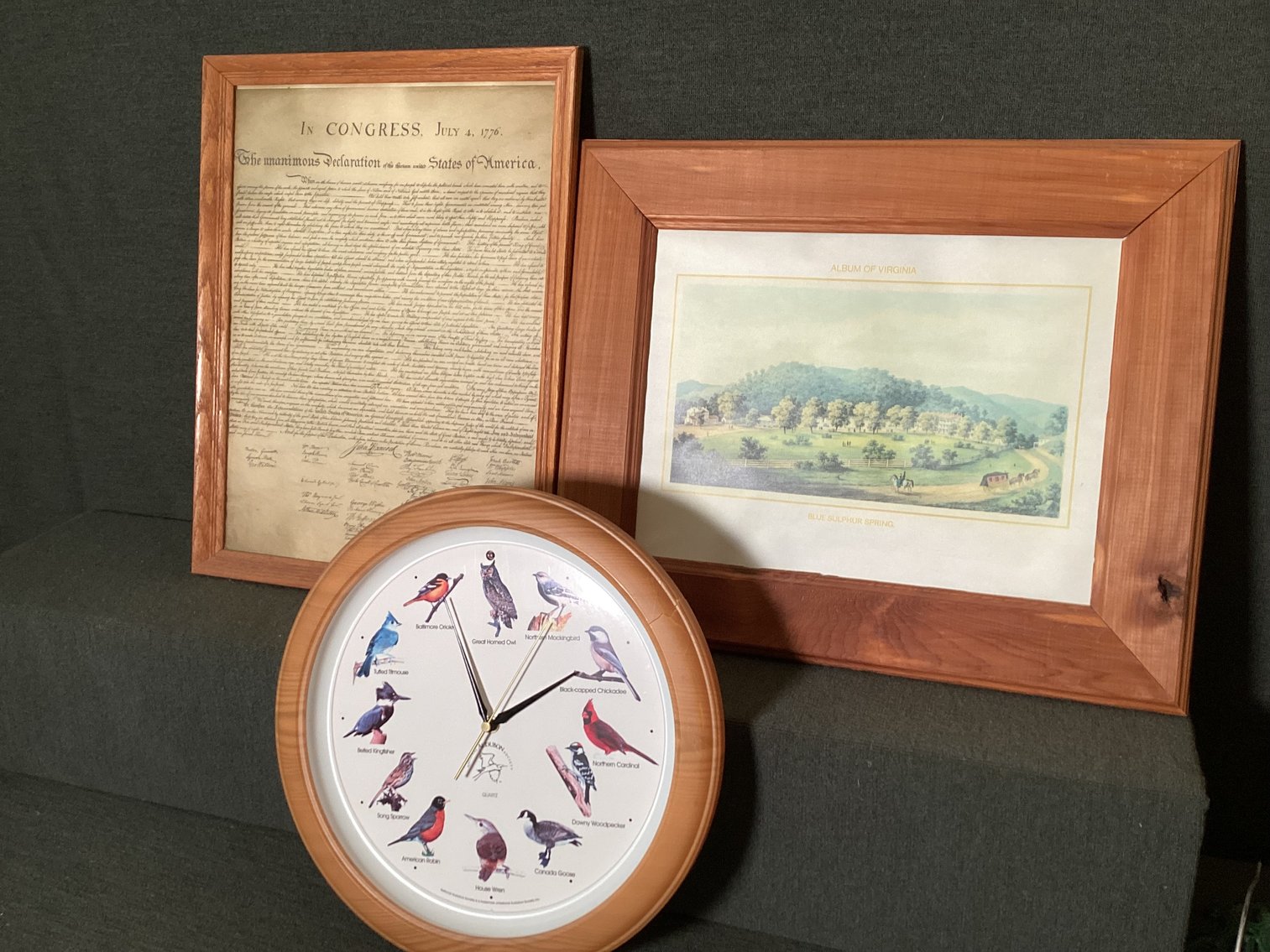 Image for Wall Art and a Clock