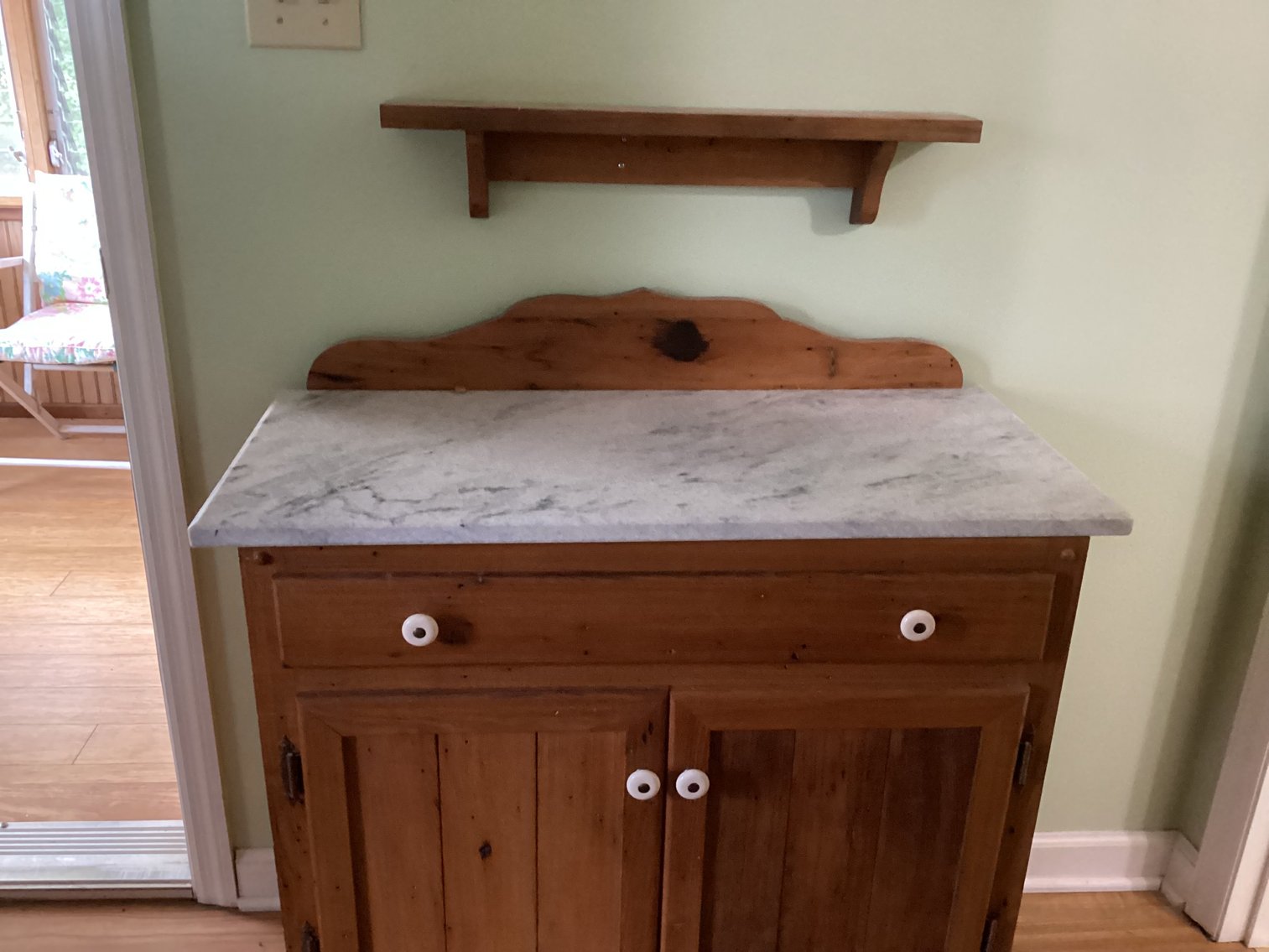 Image for Wormy Chestnut Wash Stand