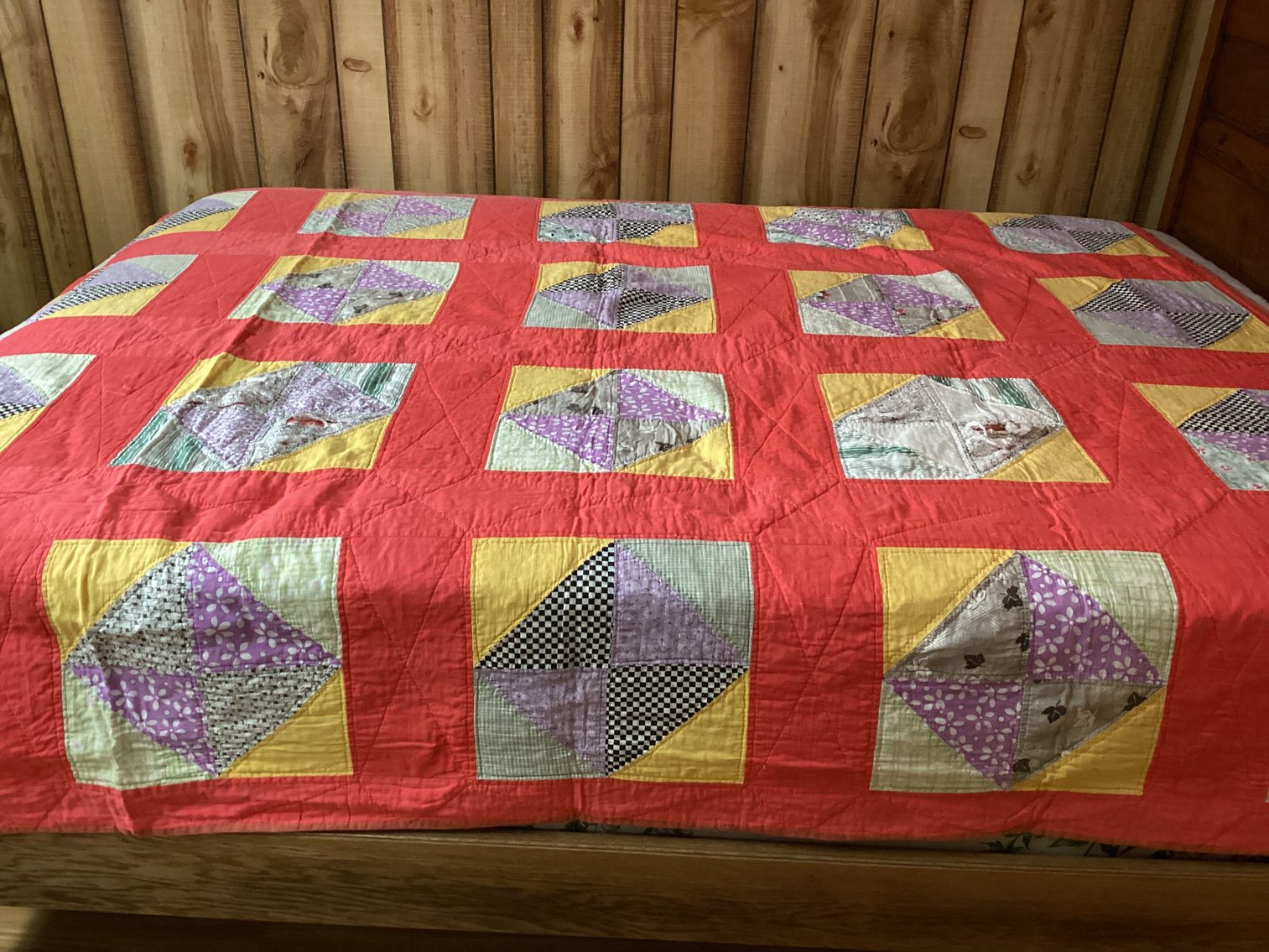 Image for Antique Quilt, quilt top, and shams