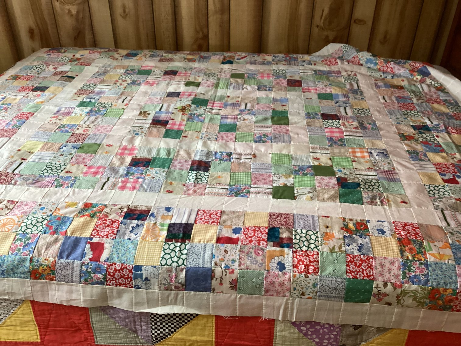 Image for Antique Quilt, quilt top, and shams