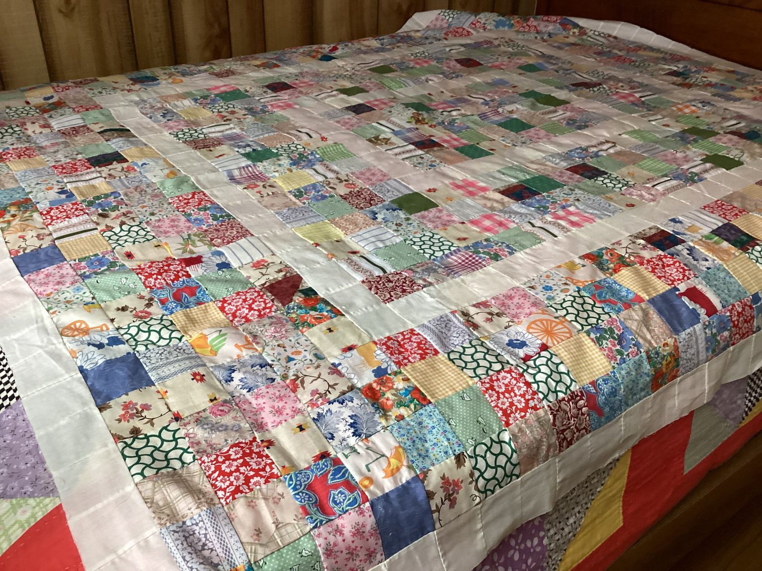 Image for Antique Quilt, quilt top, and shams