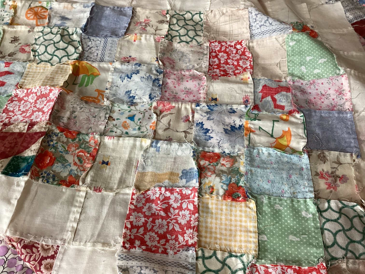 Image for Antique Quilt, quilt top, and shams