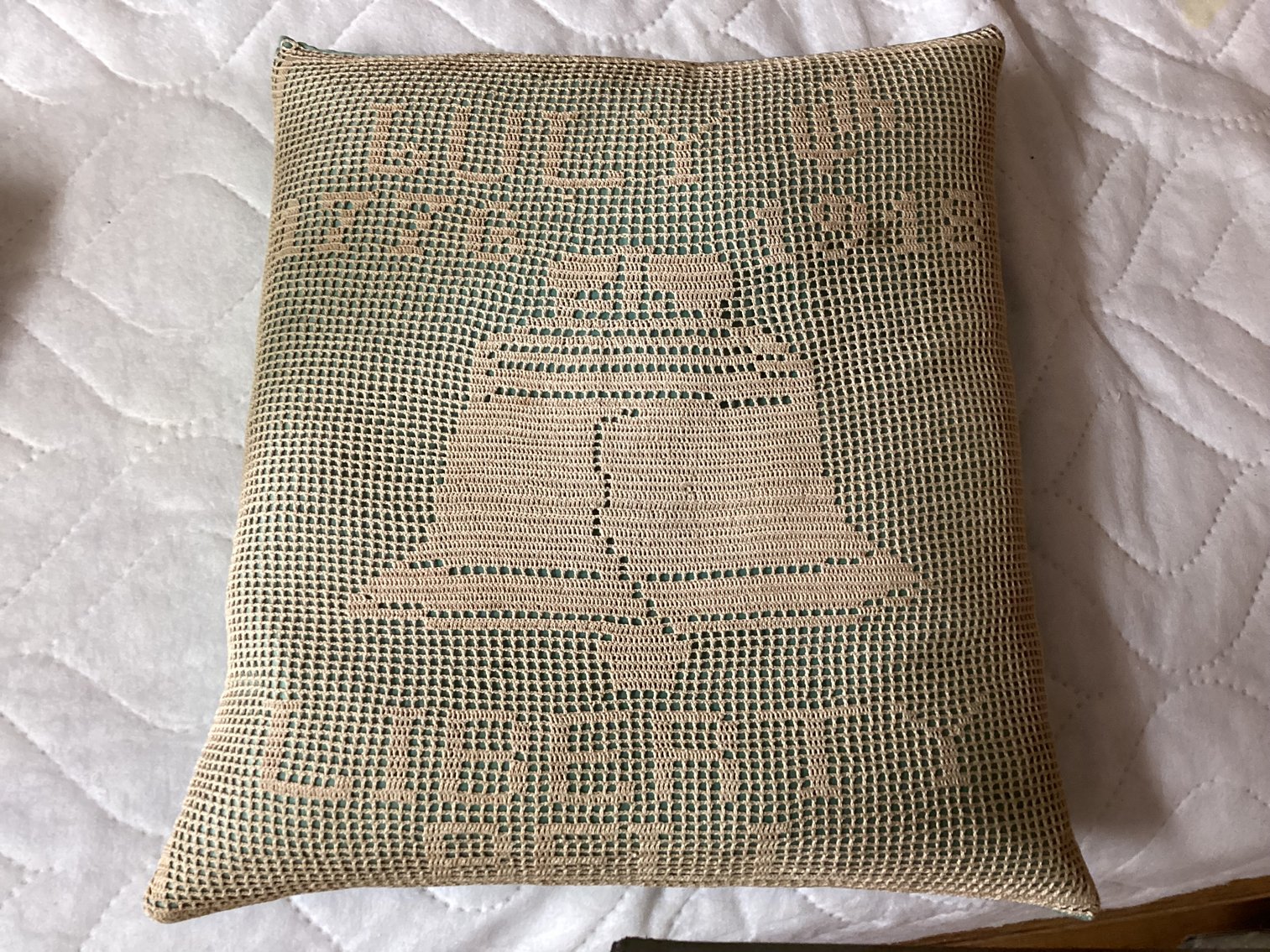 Image for Antique Pillow 1918 Liberty Bell
