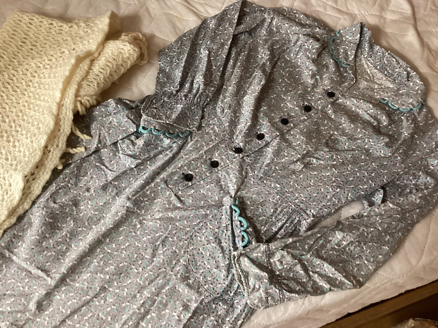 Image for Antique Dress and Shawl