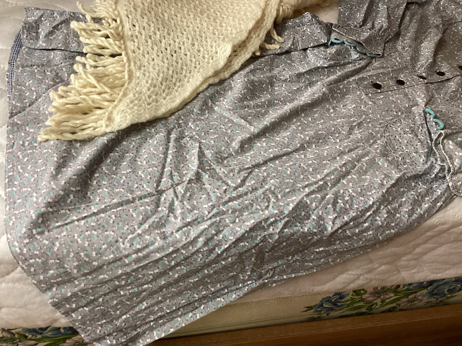 Image for Antique Dress and Shawl