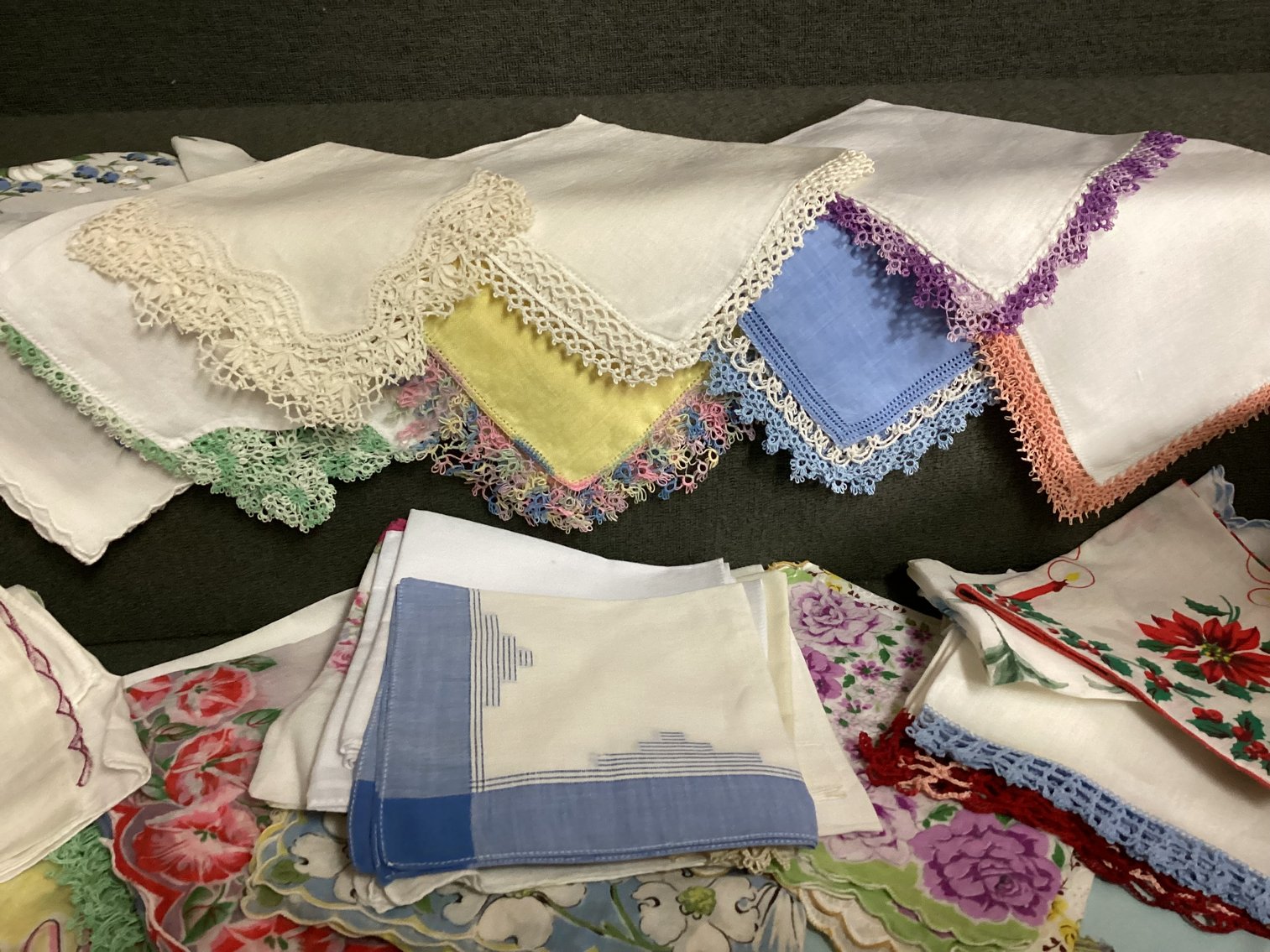 Image for Large lot of Handkerchiefs