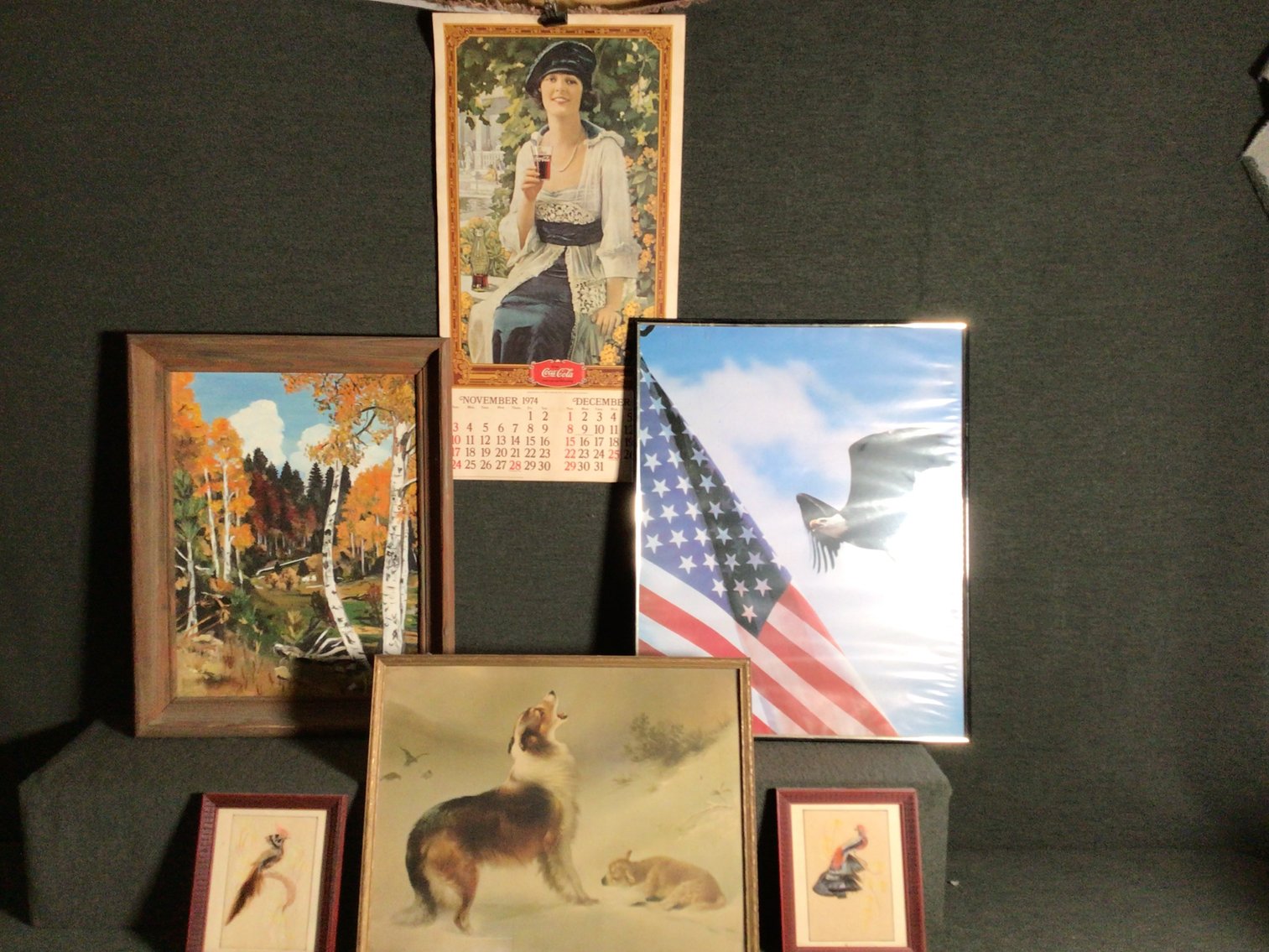 Image for 1974 Coco-Cola Calendar, assorted pictures