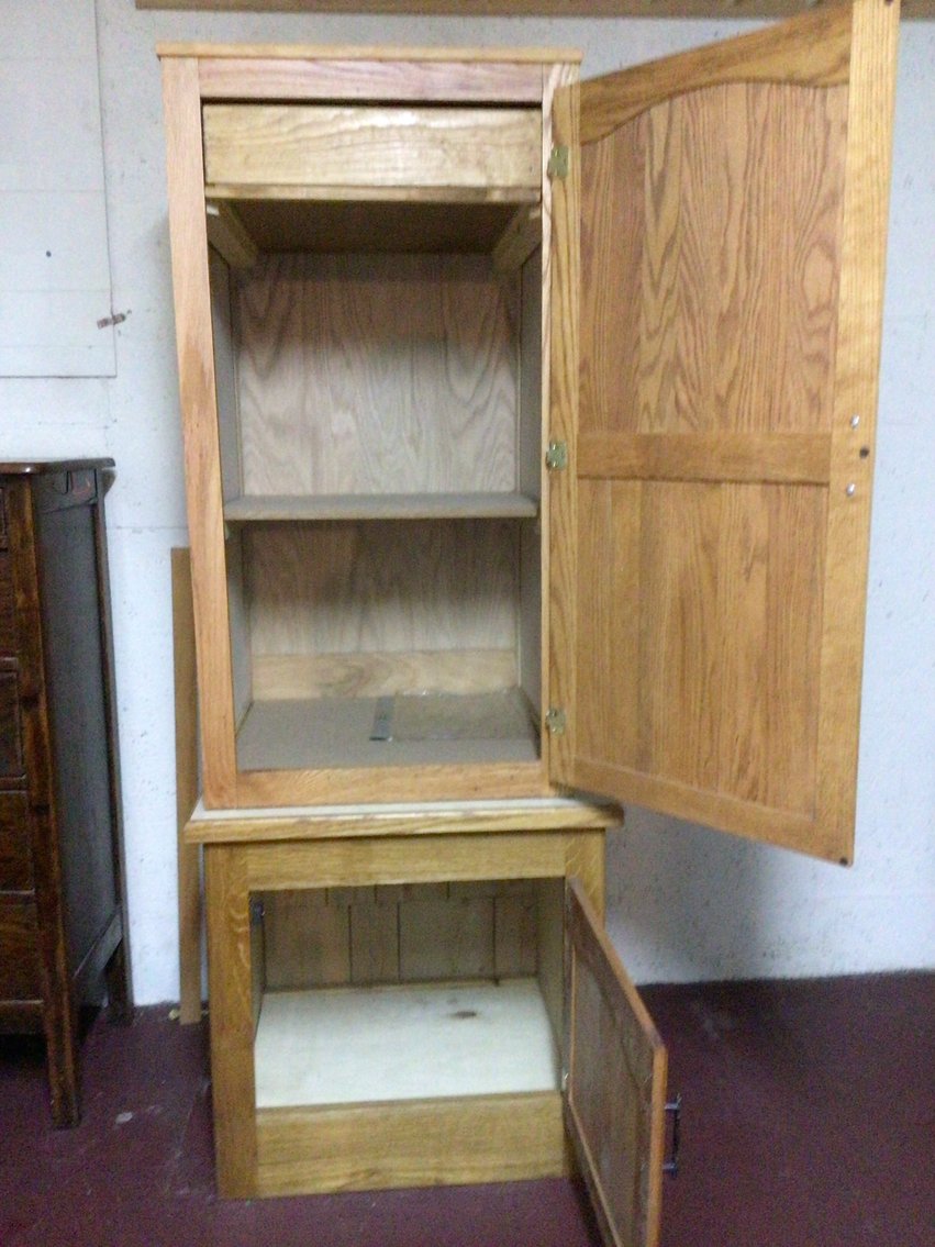 Image for Oak storage cabinet