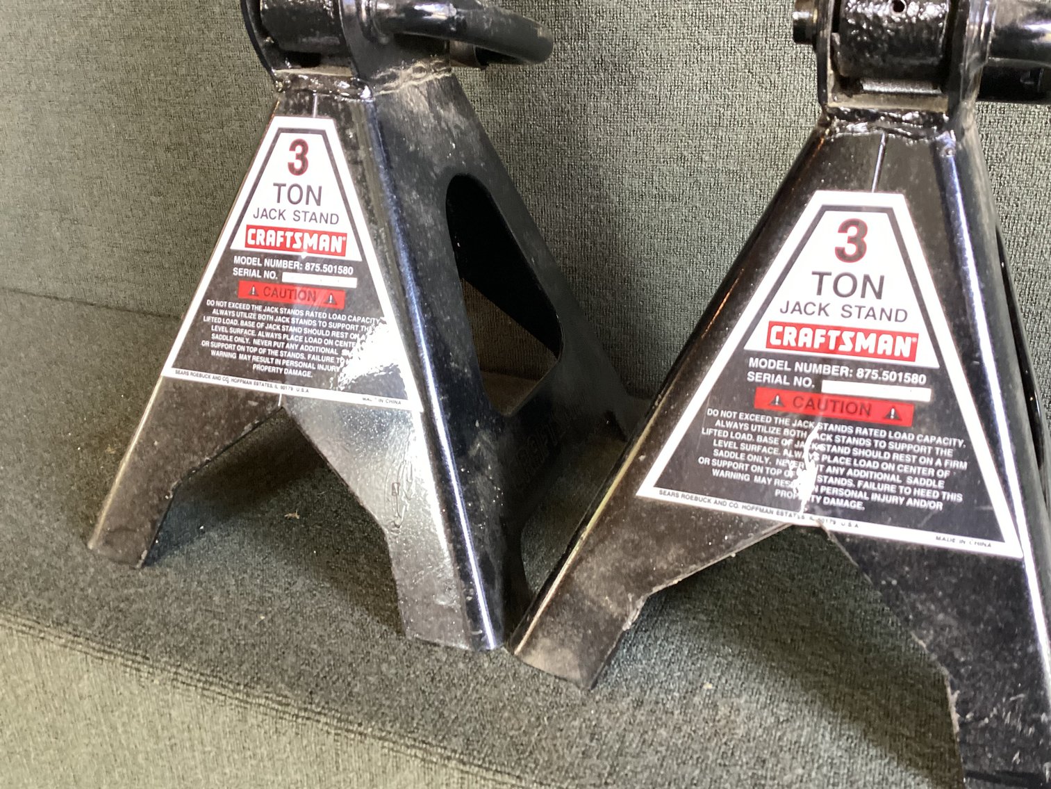 Image for Pair of 3 Ton Jack Stands
