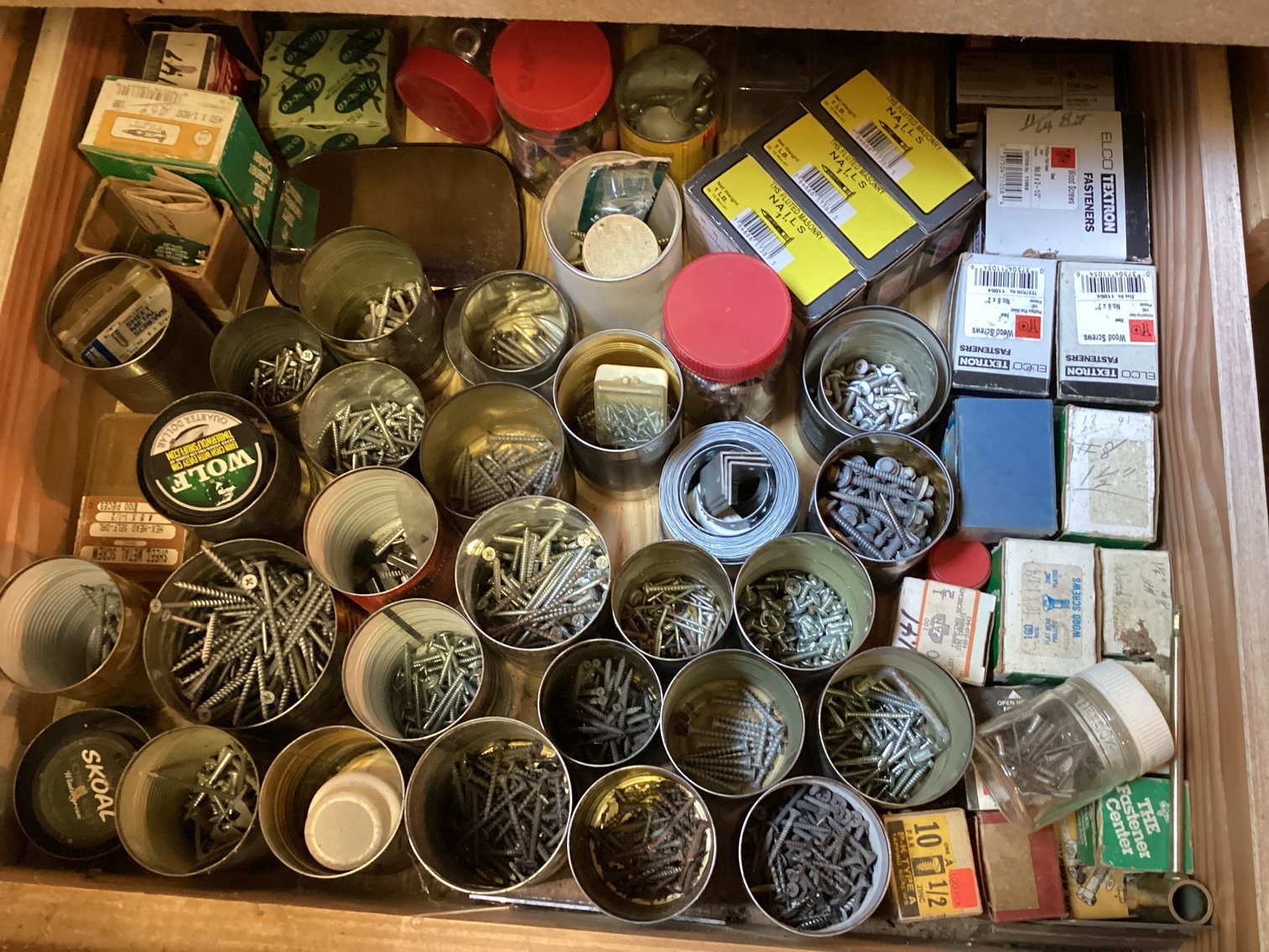 Image for Drawer Lot of Fasteners