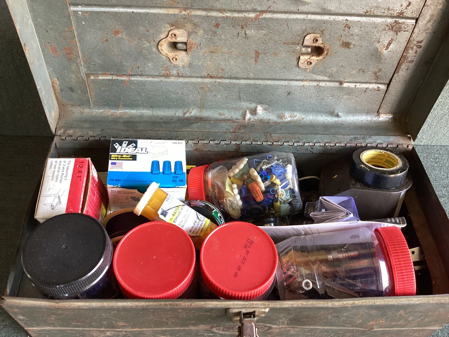 Image for Tool Box full of Electrical Supplies