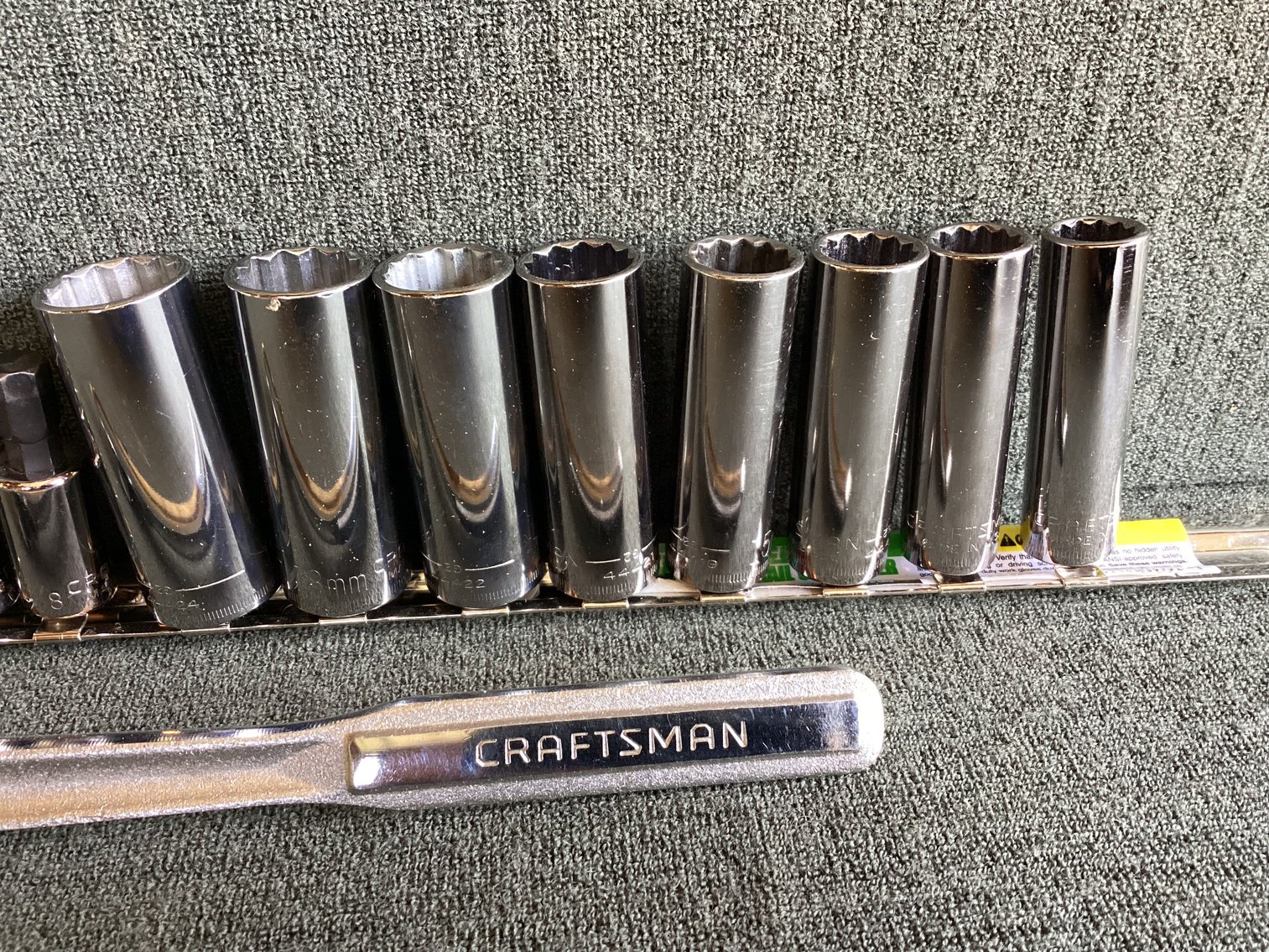 Image for Craftsman Sockets with 3/8” Driver