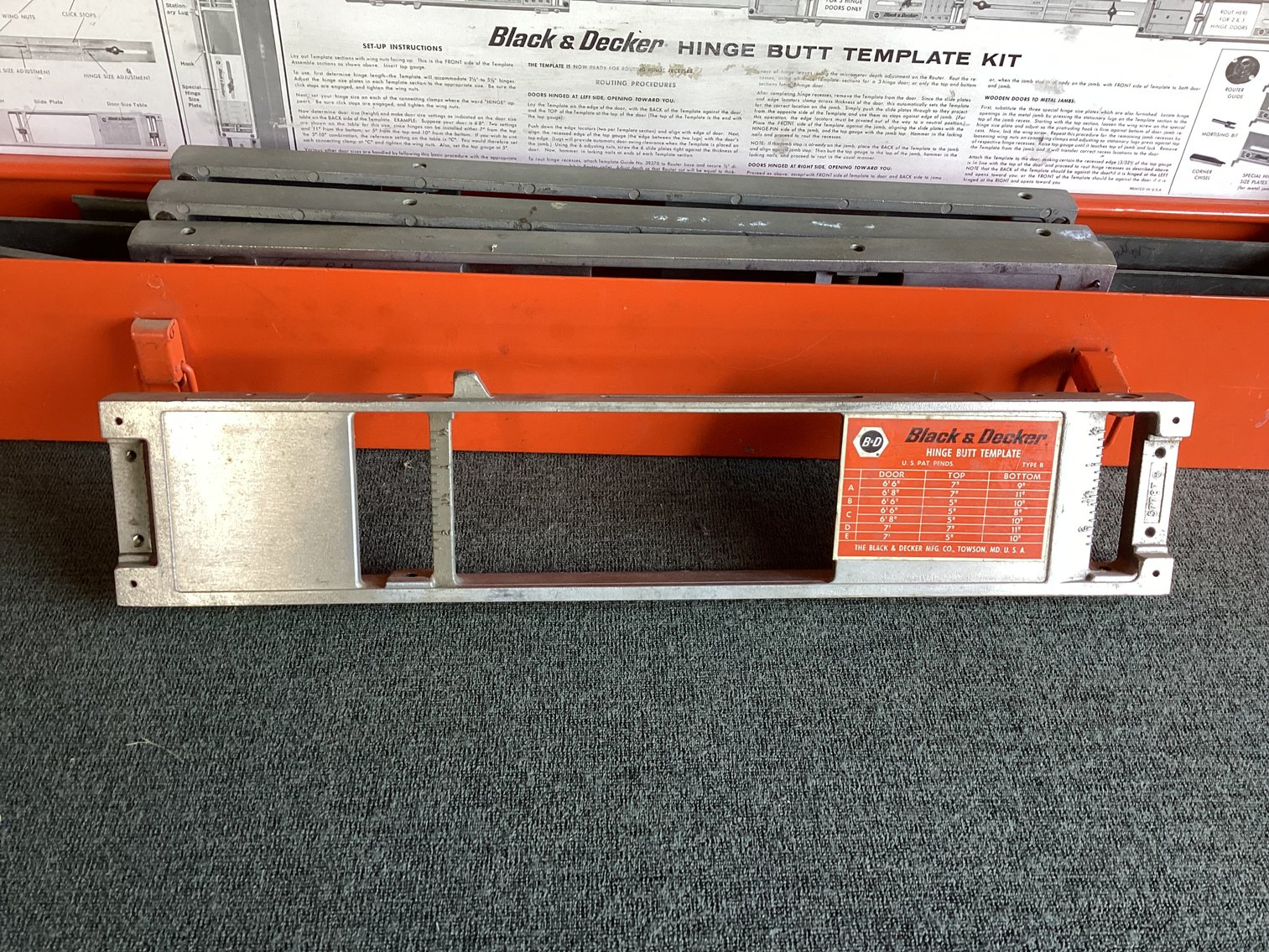 Image for Black &  Decker Hinge Butt Template