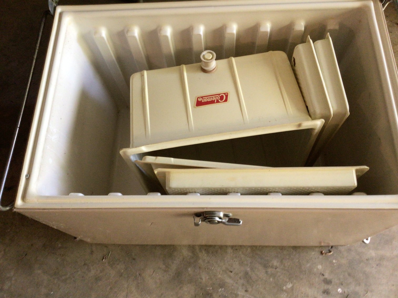 Image for Charcoal grills, one new, never used.  Metal Coleman cooler,