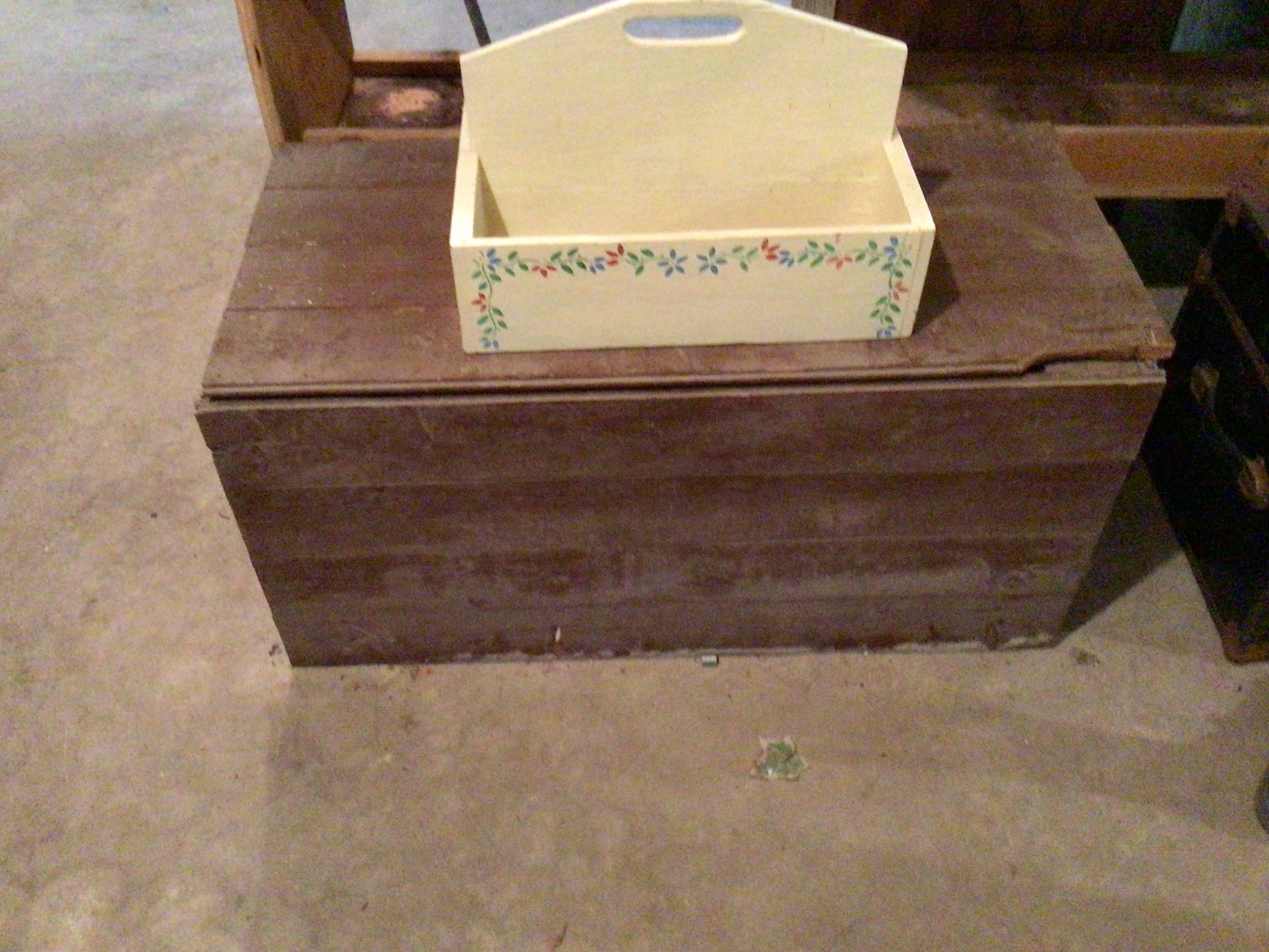 Image for Wooden box, wooden tote box