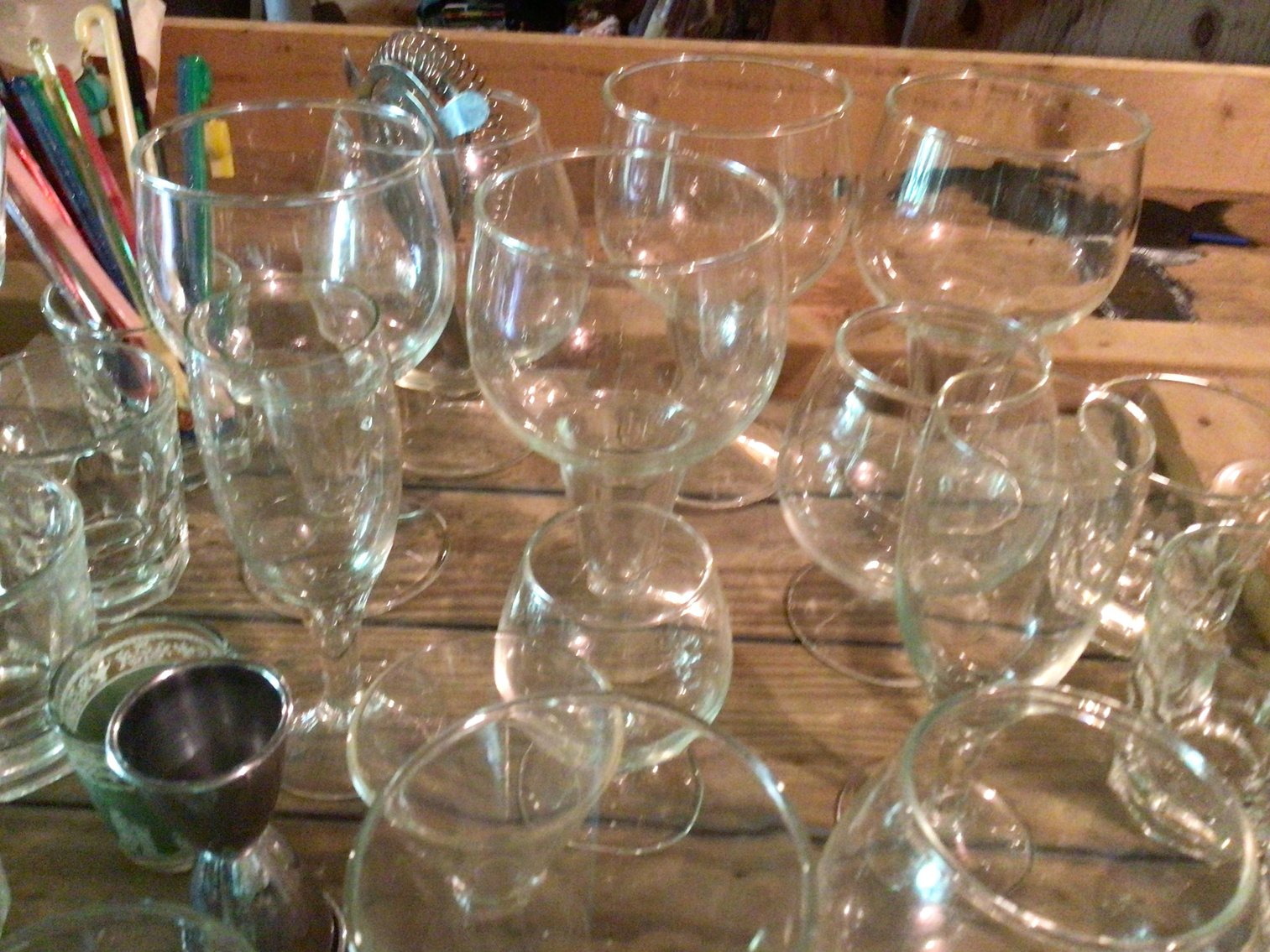 Image for Asssorted stemware and glasses