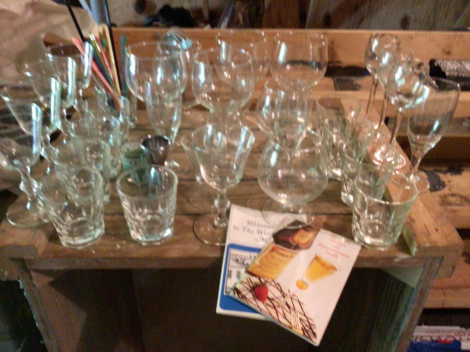 Image for Asssorted stemware and glasses