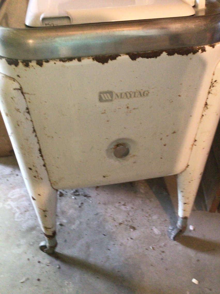 Image for Vintage Maytag washing machine.